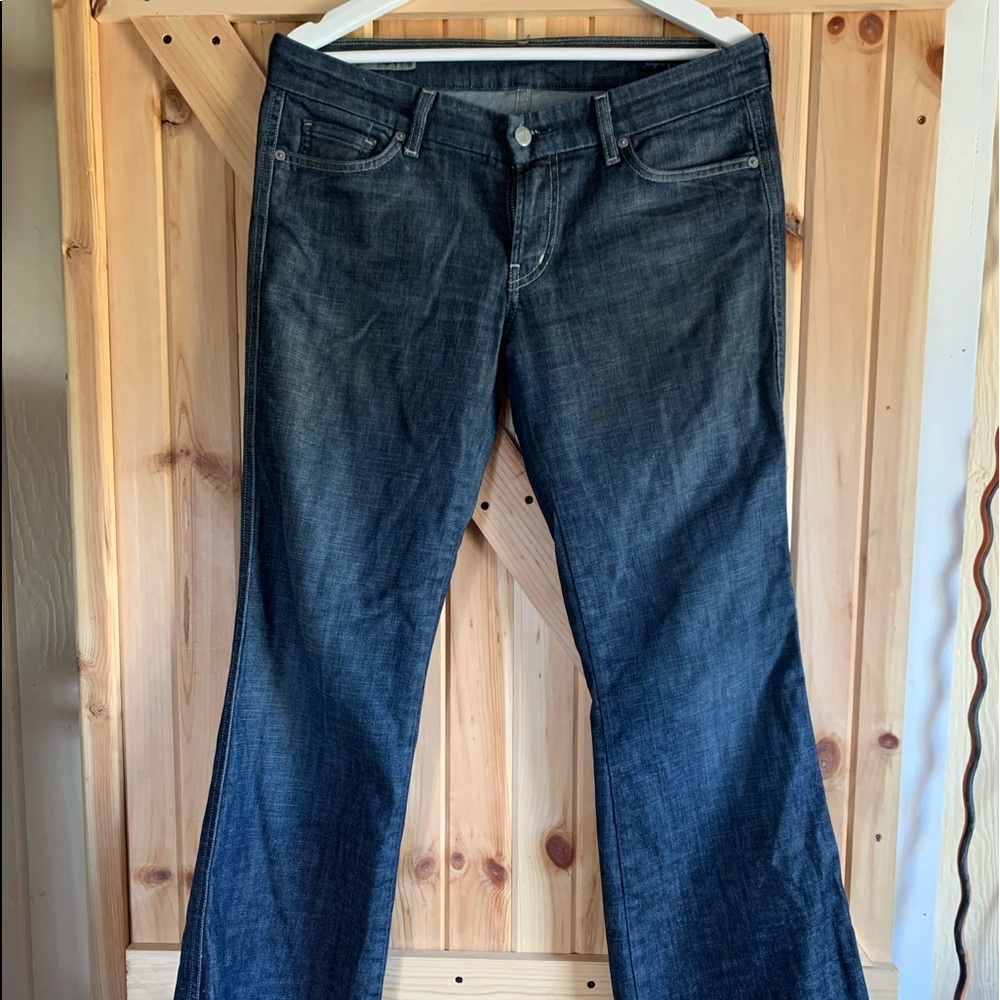 Citizens of Humanity Flare Jeans * project * back lower leg hem damage